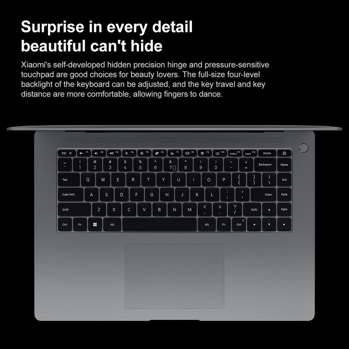 Xiaomi Book Pro 16 2022 Laptop, 16GB+512GB, 16 inch Touch Screen Windows 11 Home Chinese Version, Intel 12th Gen Core i7-1260P R