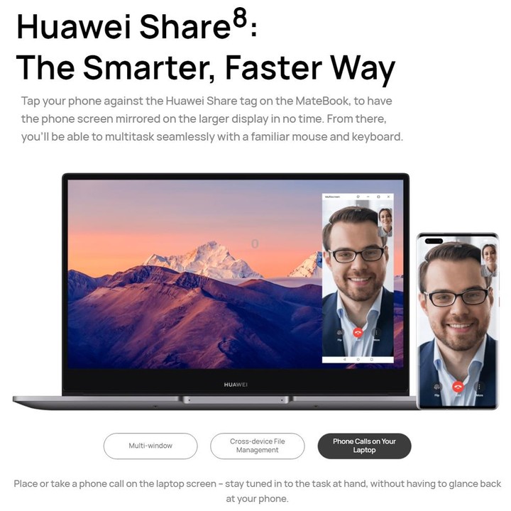 HUAWEI MateBook B3-430 Laptop, 16GB+512GB, 14 inch Windows 11 Home Chinese Version, Intel 12th Gen Core i7-1260P Integrated Grap
