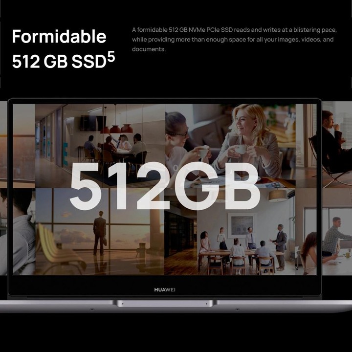 HUAWEI MateBook B3-430 Laptop, 16GB+512GB, 14 inch Windows 11 Home Chinese Version, Intel 12th Gen Core i7-1260P Integrated Grap