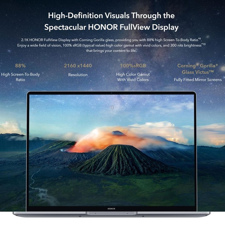 HONOR MagicBook 14 2022 Laptop, 16GB+512GB, 14 inch Windows 11 Home Chinese Version, Intel 12th Gen Core i5-12500H RTX2050 Discr