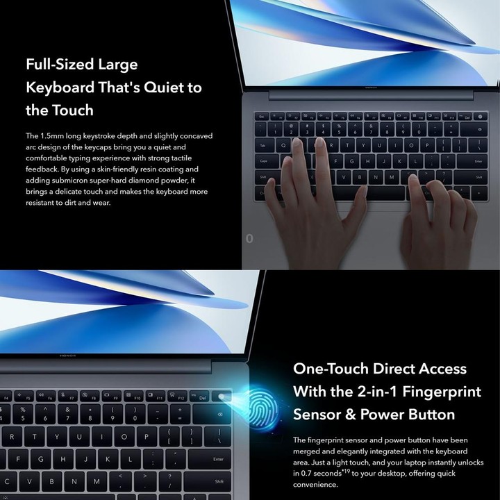 HONOR MagicBook 14 2022 Laptop, 16GB+512GB, 14 inch Windows 11 Home Chinese Version, Intel 12th Gen Core i5-12500H RTX2050 Discr