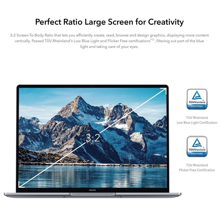 HONOR MagicBook 14 2022 Laptop, 16GB+512GB, 14 inch Windows 11 Home Chinese Version, Intel 12th Gen Core i5-12500H RTX2050 Discr