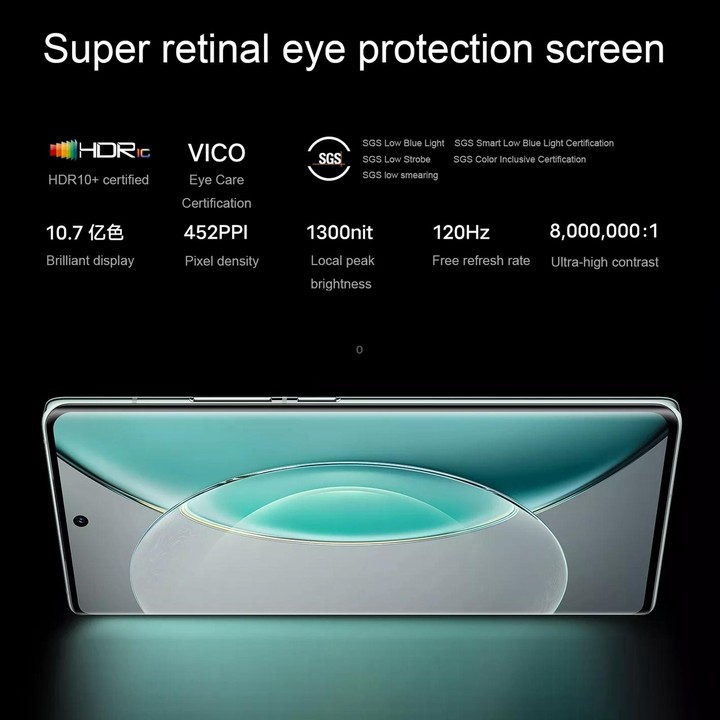 vivo X90s 5G,Triple Back Cameras, 12GB+512GB, Face ID Screen Fingerprint Identification, 6.78 inch Android 13.0 OriginOS 3 Dimen