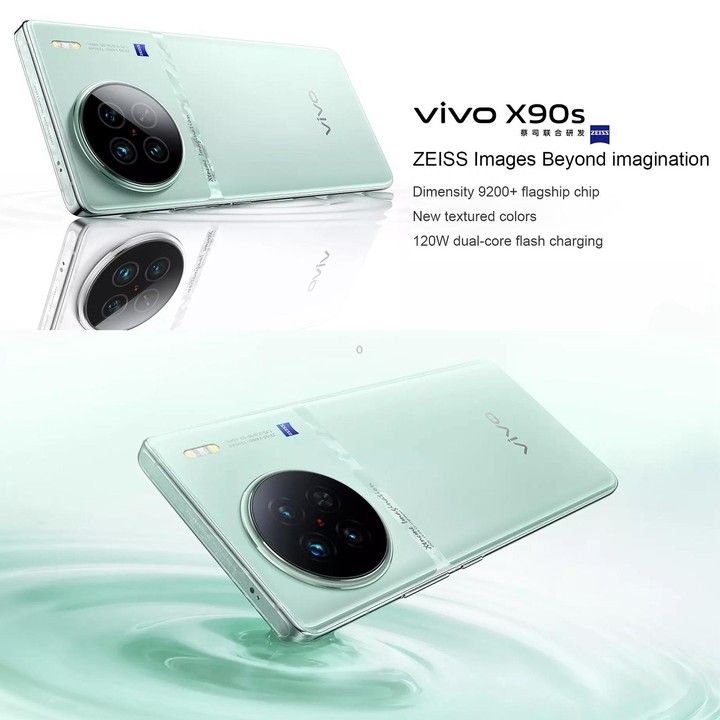 vivo X90s 5G,Triple Back Cameras, 12GB+512GB, Face ID Screen Fingerprint Identification, 6.78 inch Android 13.0 OriginOS 3 Dimen