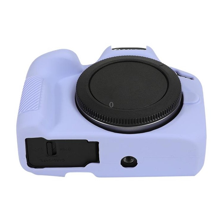 For Canon EOS R50 Soft Silicone Protective Case(Lilac Purple)