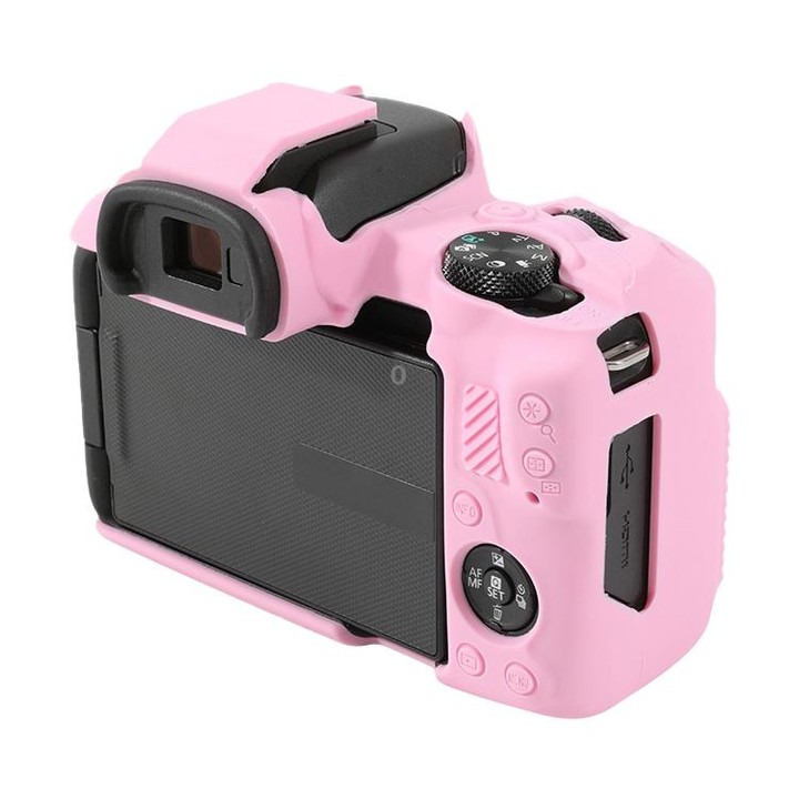 For Canon EOS R50 Soft Silicone Protective Case(Pink)