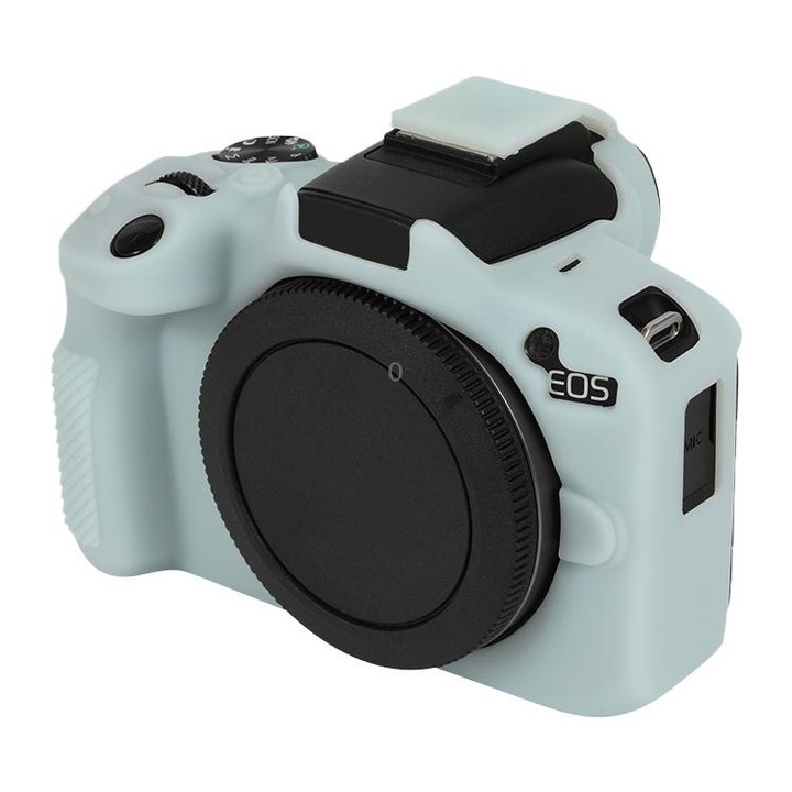 For Canon EOS R50 Soft Silicone Protective Case(Jello Green)