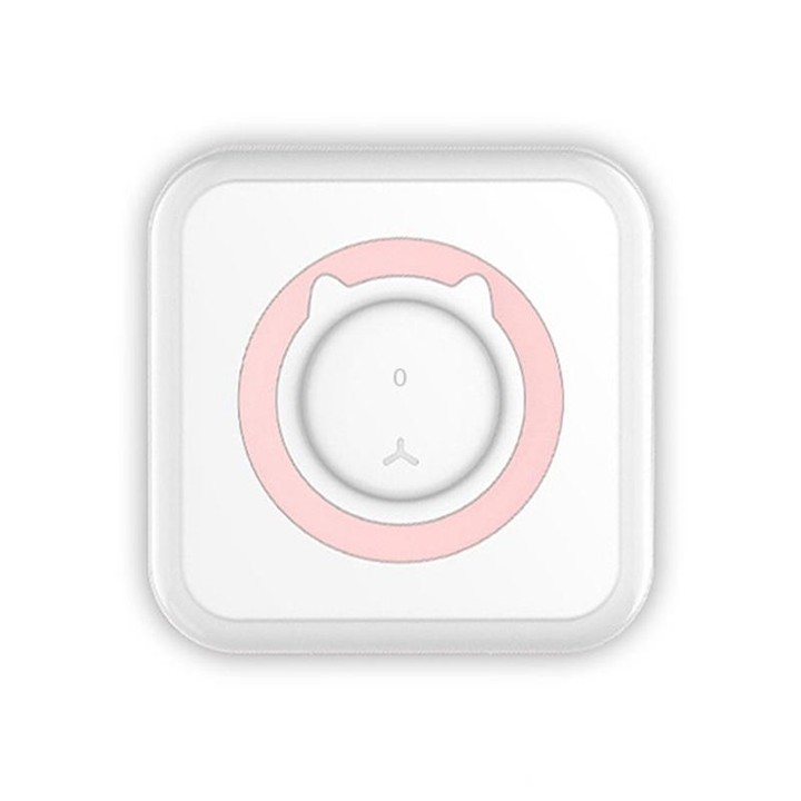 C15 Portable Multifunction Mini Printer Support OCR Text Scanning(Pink)