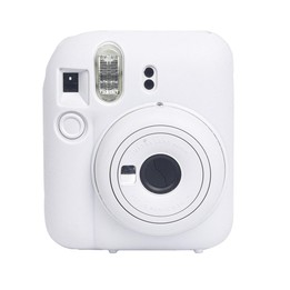 For FUJIFILM instax mini 12 Soft Silicone Camera Protective Case(White)