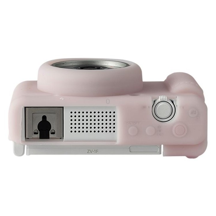 For Sony ZV-1F / ZV1 M2 Soft Silicone Protective Case(Jello Pink)