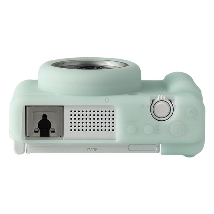 For Sony ZV-1F / ZV1 M2 Soft Silicone Protective Case(Jello Green)