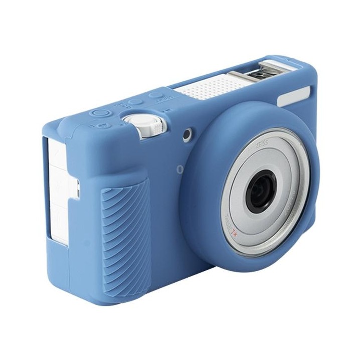 For Sony ZV-1F / ZV1 M2 Soft Silicone Protective Case(Blue)