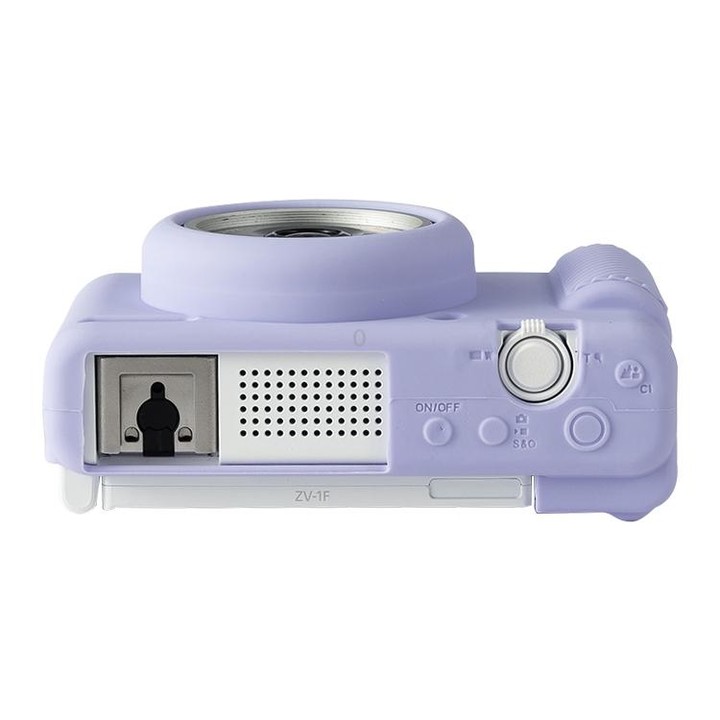 For Sony ZV-1F / ZV1 M2 Soft Silicone Protective Case(Purple)