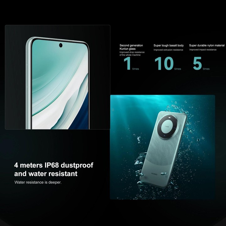HUAWEI Mate 60, 12GB+512GB, Screen Fingerprint Identification, 6.69 inch HarmonyOS 4.0 Kirin 9000S Octa Core up to 2.62GHz, NFC,