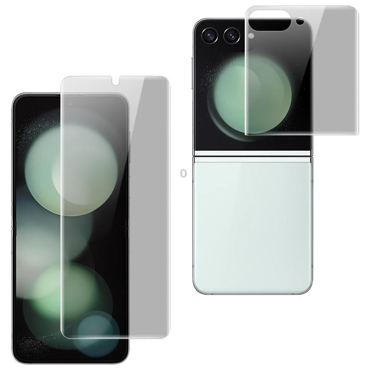 For Samsung Galaxy Z Flip5 5G 1 Sets imak Privacy Curved Full Screen Hydrogel Film (Outer Screen + Inner Screen)