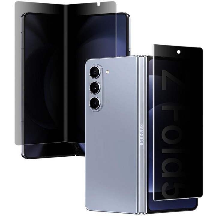 For Samsung Galaxy Z Fold5 5G 1 Sets imak Privacy Curved Full Screen Hydrogel Film (Outer Screen + Inner Screen)