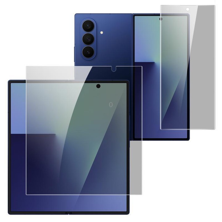 For Samsung Galaxy Z Fold7 5G 1 Sets imak Privacy Curved Full Screen Hydrogel Film (Outer Screen + Inner Screen)