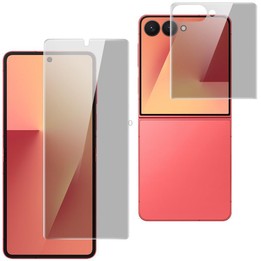 For Samsung Galaxy Z Flip7 5G 1 Sets imak Privacy Curved Full Screen Hydrogel Film (Outer Screen + Inner Screen)