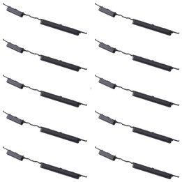For Samsung Galaxy A02 SM-A022 10pcs Power Button + Volume Control Button(Black)