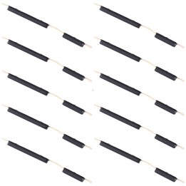 For Samsung Galaxy A11 SM-A115 10pcs Power Button + Volume Control Button(Black)