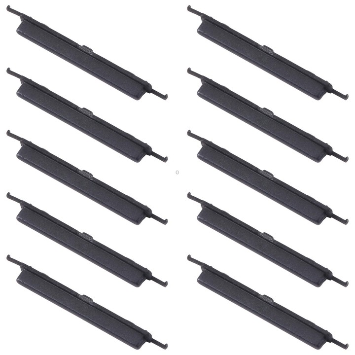 For Samsung Galaxy A12 SM-A125 10pcs Volume Control Button(Black)
