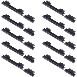 For Samsung Galaxy A52 5G SM-A526 10pcs Power Button + Volume Control Button(Black)