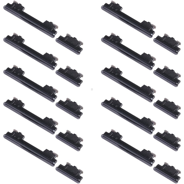 For Samsung Galaxy A52 5G SM-A526 10pcs Power Button + Volume Control Button(Black)