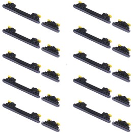 For Samsung Galaxy A33 5G SM-A336 10pcs Power Button + Volume Control Button(Black)