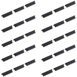 For Samsung Galaxy A6+ 2018 SM-A605 10pcs Power Button + Volume Control Button(Black)