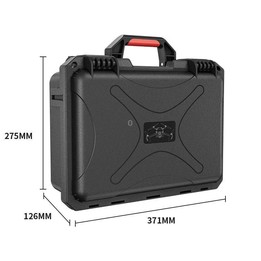 For DJI Mini 4 Pro STARTRC Drone Kit Waterproof ABS Suitcase Storage Box(Black Red)