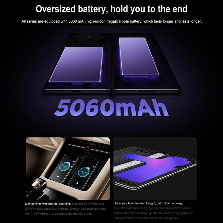 HUAWEI Mate X5, 16GB+512GB Collector Edition, 7.85 inch + 6.4 inch HarmonyOS 4.0.0 Kirin 9000S 7nm Octa-Core 2.16GHz, OTG, NFC,
