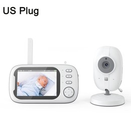 ABM600 3.5 inch Wireless Video Night Vision Baby Monitor Security Camera(US Plug)