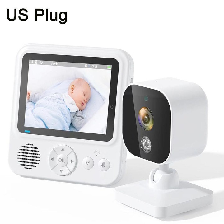 ABM900 2.8 inch Wireless Video Night Vision Baby Monitor Security Camera(US Plug)