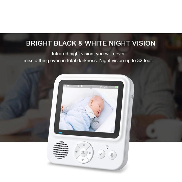 ABM900 2.8 inch Wireless Video Night Vision Baby Monitor Security Camera(AU Plug)