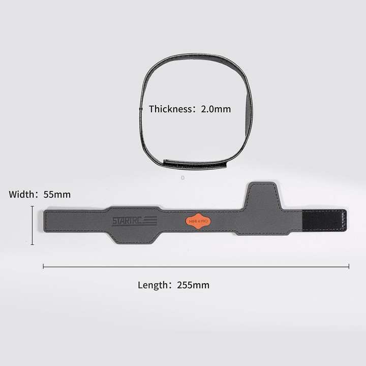 For DJI Mini 4 Pro STARTRC Drone PU Propellers Holder Guard Prop Blade Stabilizer(Grey)