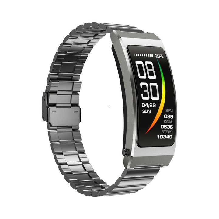 K7 1.14 inch TFT Screen Smart Call Bracelet, BT Call / Heart Rate / Blood Pressure / Blood Oxygen, Strap:Steel Strap(Tarnish)