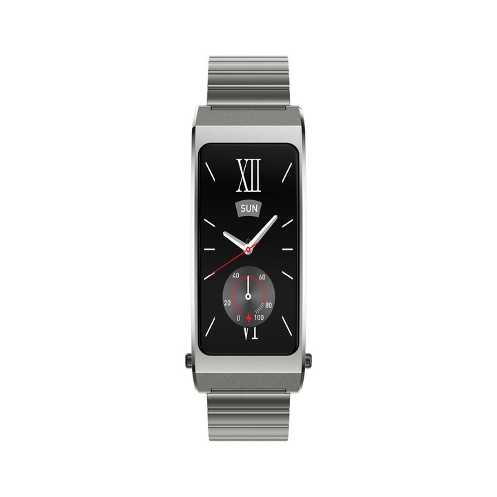 K7 1.14 inch TFT Screen Smart Call Bracelet, BT Call / Heart Rate / Blood Pressure / Blood Oxygen, Strap:Steel Strap(Tarnish)
