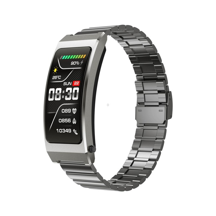 K7 1.14 inch TFT Screen Smart Call Bracelet, BT Call / Heart Rate / Blood Pressure / Blood Oxygen, Strap:Steel Strap(Tarnish)