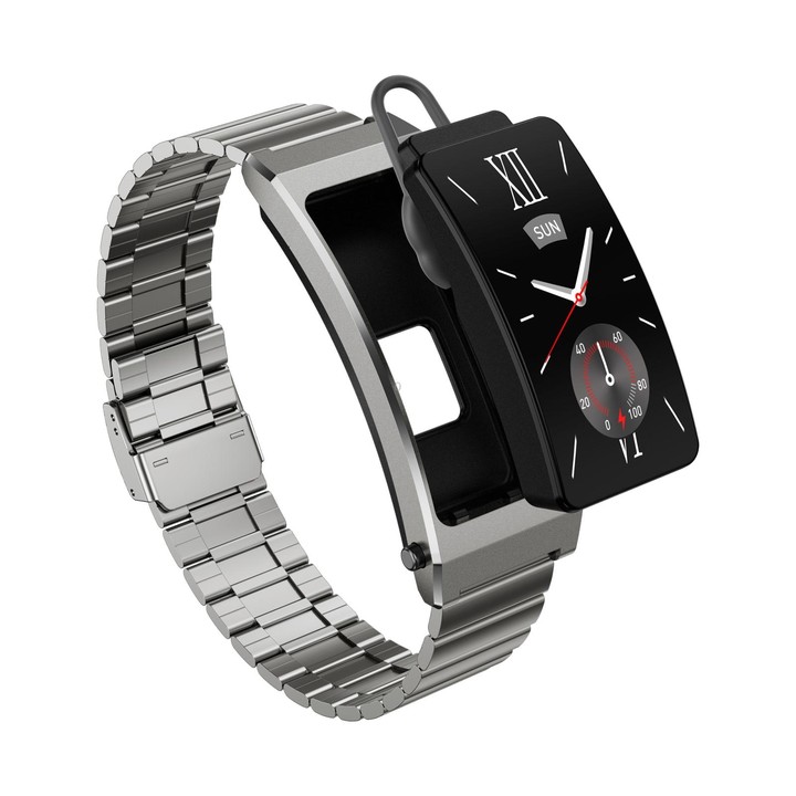 K7 1.14 inch TFT Screen Smart Call Bracelet, BT Call / Heart Rate / Blood Pressure / Blood Oxygen, Strap:Steel Strap(Tarnish)