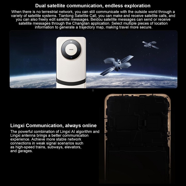 HUAWEI Mate 60 Pro+, 16GB+1TB, Screen Fingerprint Identification, 6.82 inch HarmonyOS 4.0 Kirin 9000S Octa Core up to 2.62GHz, N