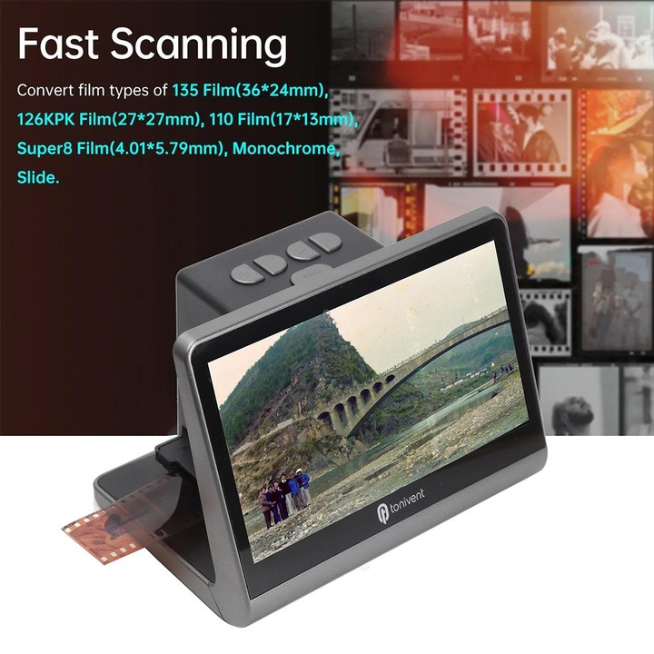 Tonivent TON172 22 Mega Pixels 7 inch HD Screen Film Scanner(AU Plug)