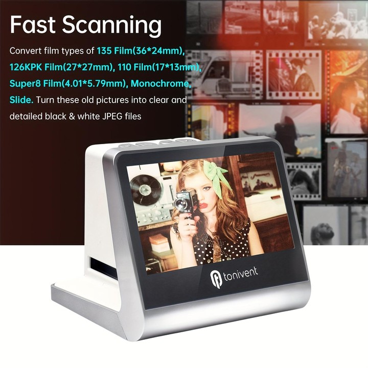 Tonivent TON170 14 Mega Pixels 5 inch HD Screen Film Scanner(AU Plug)