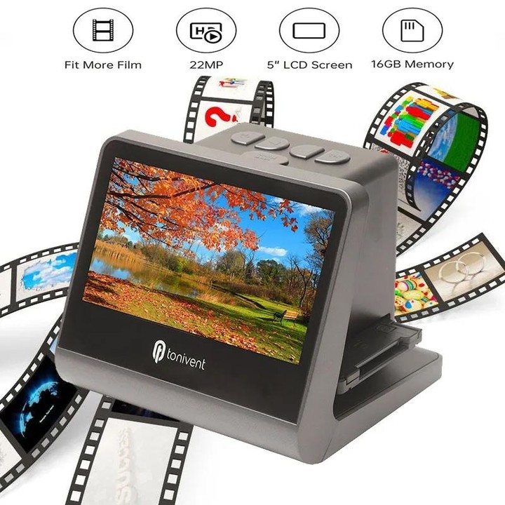 Tonivent TON171 22 Mega Pixels 5 inch HD Screen Film Scanner(AU Plug)