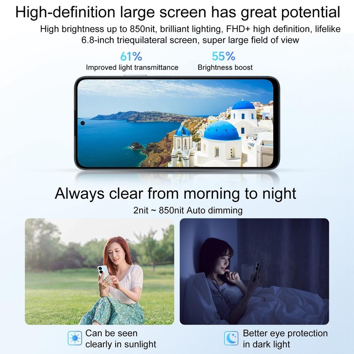 Honor Play8T, 12GB+256GB, 6.8 inch MagicOS 7.2 Dimensity 6080 Octa Core up to 2.4GHz, Network: 5G, OTG, Not Support Google Play(