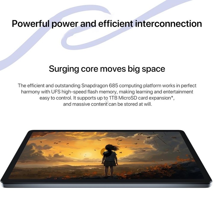 Lenovo Xiaoxin Pad 2024 11 inch WiFi Tablet, 6GB+128GB, Android 13, Qualcomm Snapdragon 685 Octa Core, Support Face Identificati
