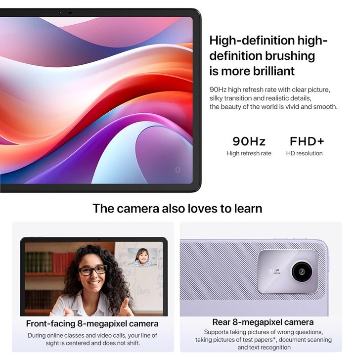 Lenovo Xiaoxin Pad 2024 11 inch WiFi Tablet, 6GB+128GB, Android 13, Qualcomm Snapdragon 685 Octa Core, Support Face Identificati