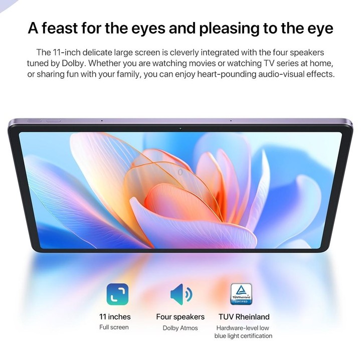 Lenovo Xiaoxin Pad 2024 11 inch WiFi Tablet, 6GB+128GB, Android 13, Qualcomm Snapdragon 685 Octa Core, Support Face Identificati