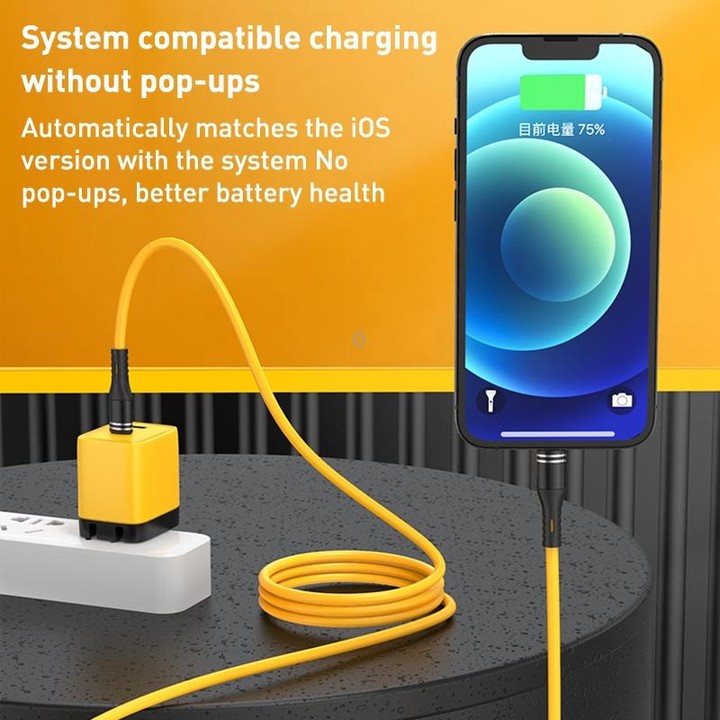 USB to USB-C / Type-C Liquid Silicone Charging Data Cable, Length: 1.2m(Yellow)