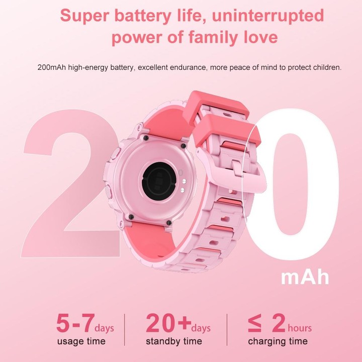 HT19 1.2 inch Round Screen IP68 Children Smart Watch, Support Sleep Monitoring(Blue)