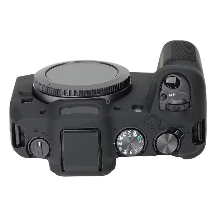 For Canon EOS R8 Soft Silicone Protective Case(Black)